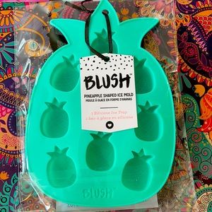 Blush pineapple shaped ice mold